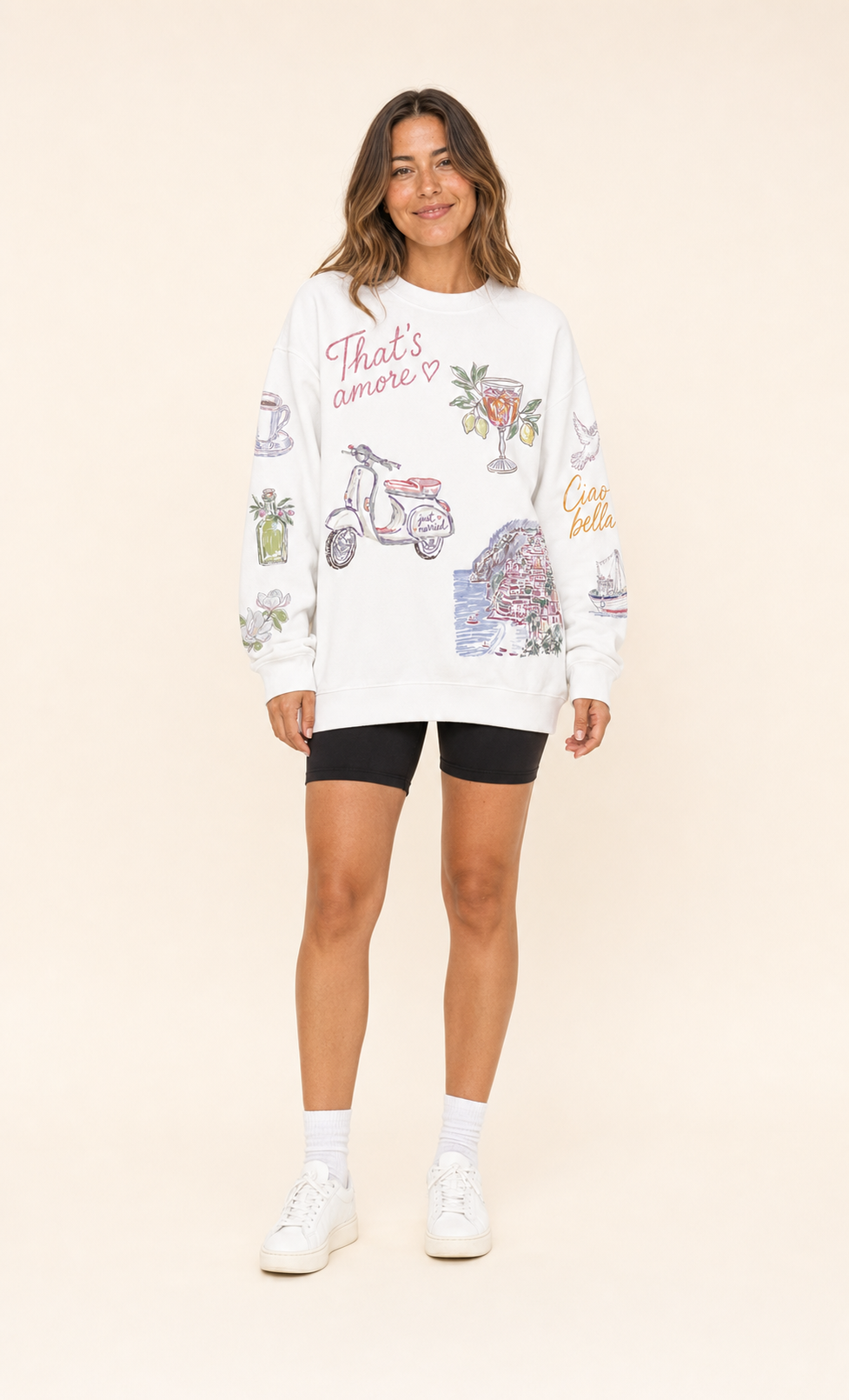 Italy Bride Doodles Sweatshirt