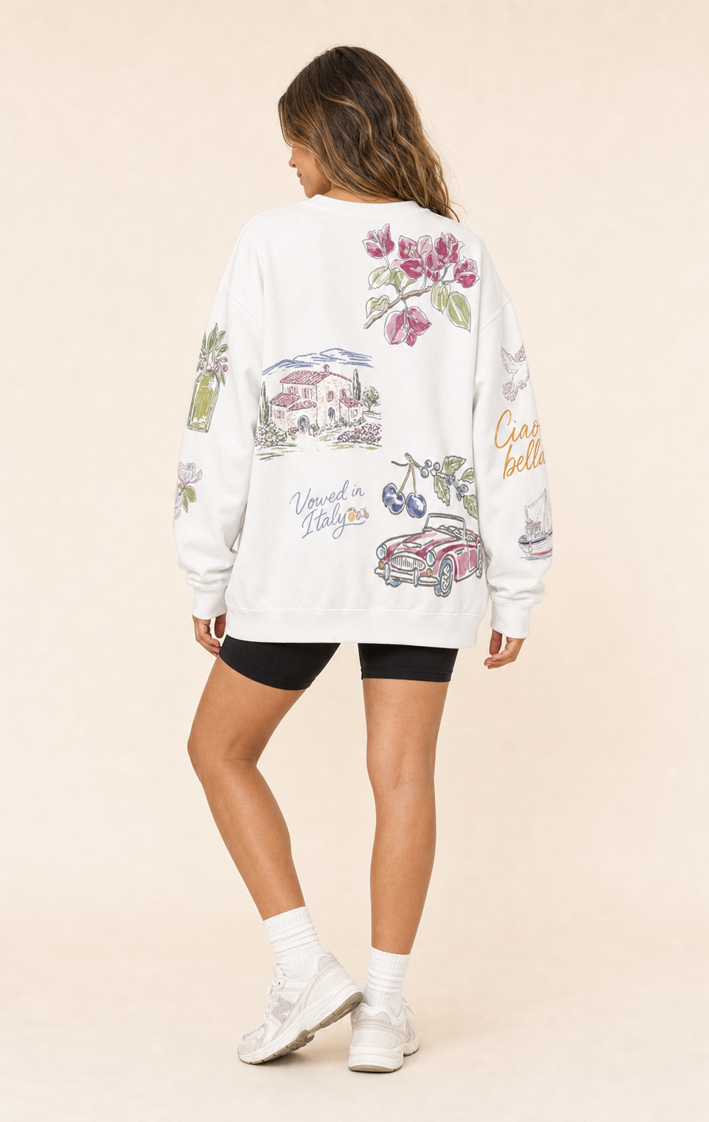 Italy Bride Doodles Sweatshirt