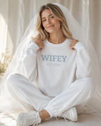 Grey Wifey Est Sweatshirt
