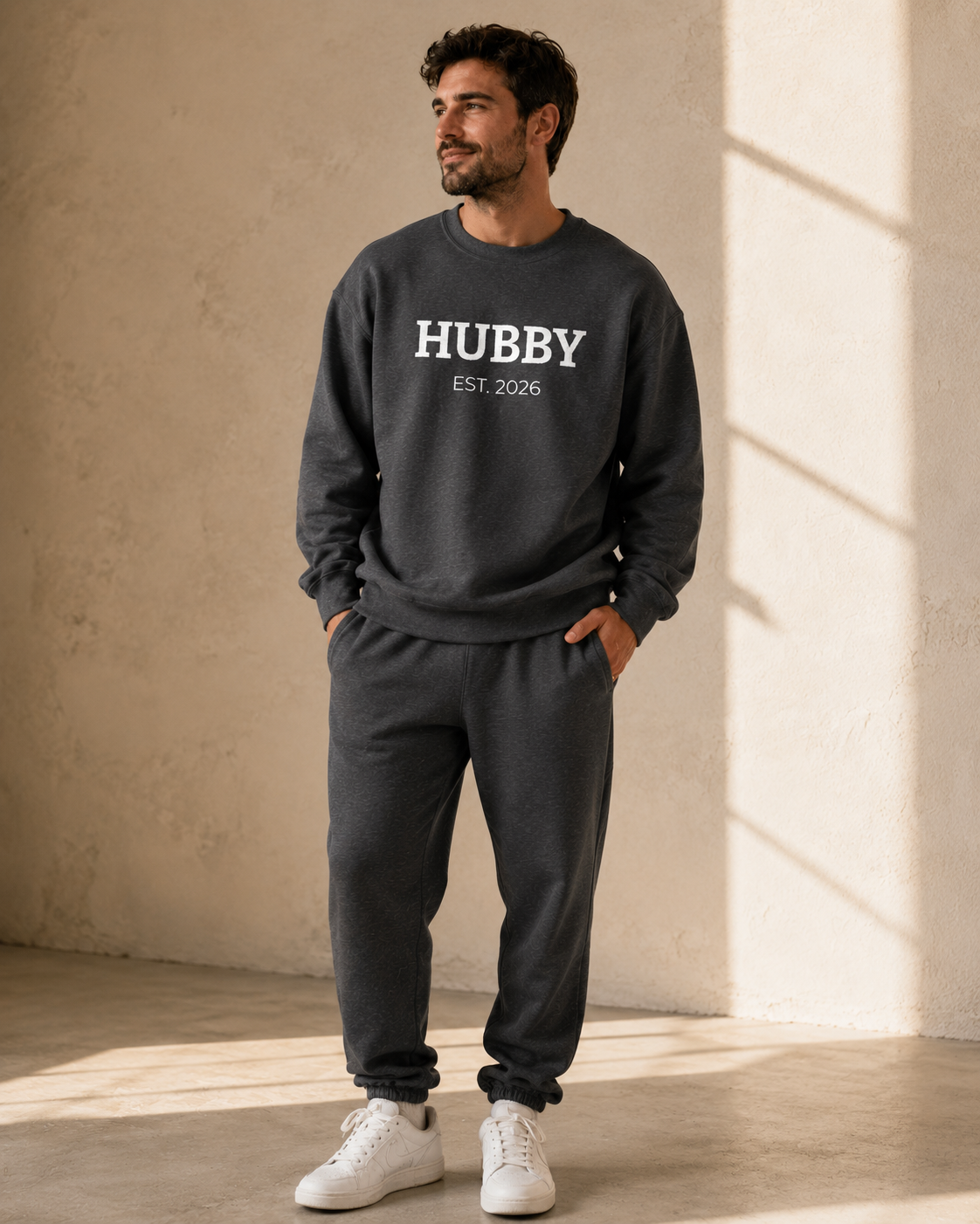 Grey Hubby Est Sweatshirt
