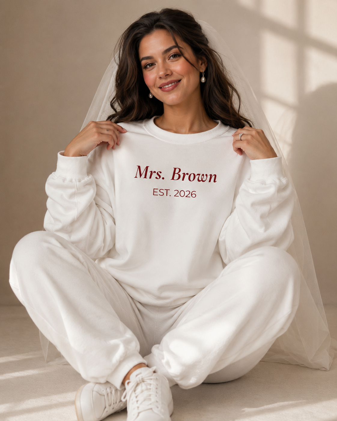 Marron Mrs Est Sweatshirt