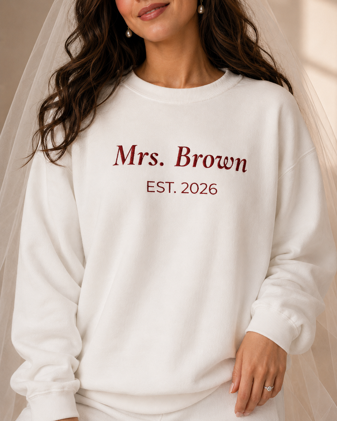 Marron Mrs Est Sweatshirt