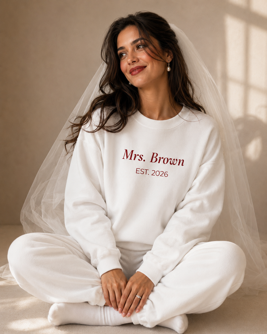 Marron Mrs Est Sweatshirt
