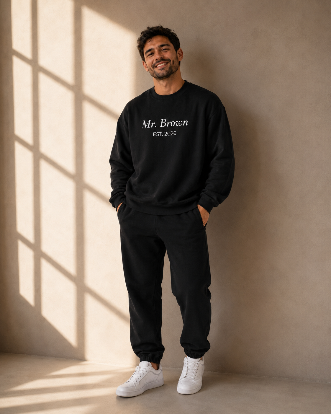 White Mr Est Sweatshirt