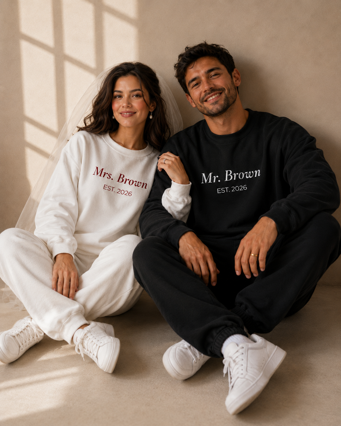 White Mr Est Sweatshirt