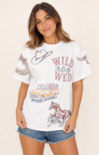 Western Bride Doodles T-shirt