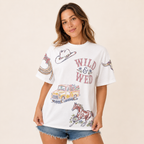 Western Bride Doodles T-shirt