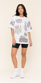 NOLA Bride Doodles T-shirt