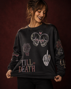 Spooky Bride Doodles Sweatshirt