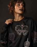 Spooky Bride Doodles Sweatshirt