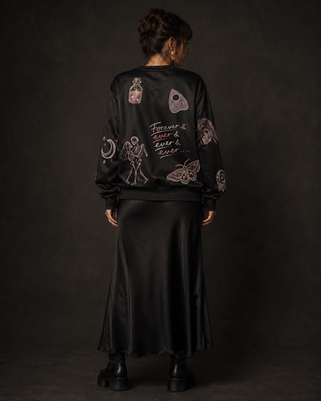 Spooky Bride Doodles Sweatshirt