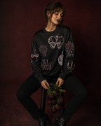Spooky Bride Doodles Sweatshirt