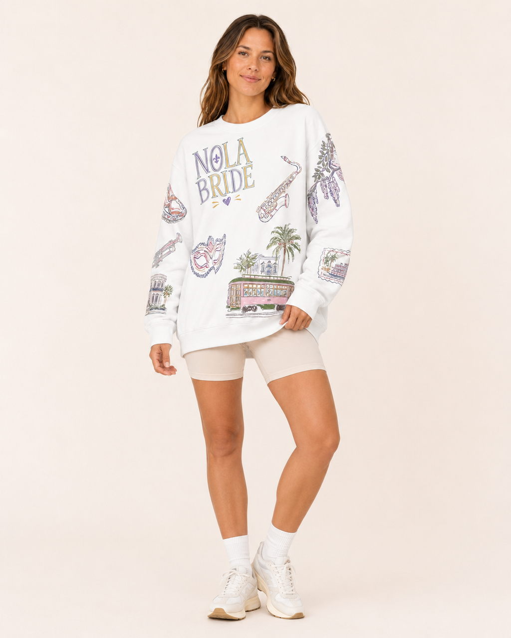 NOLA Bride Doodles Sweatshirt