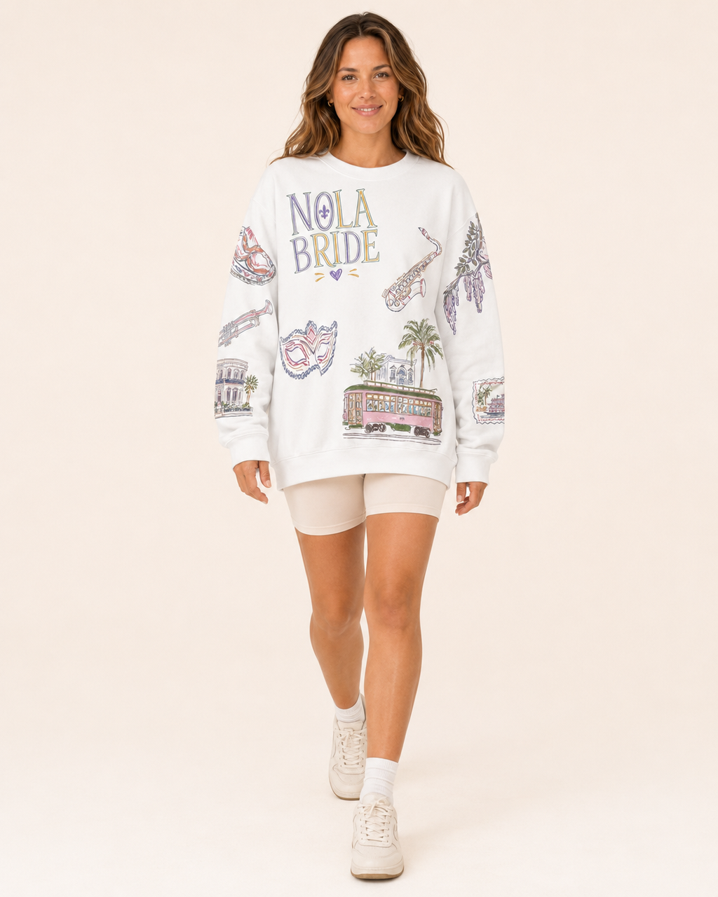 NOLA Bride Doodles Sweatshirt