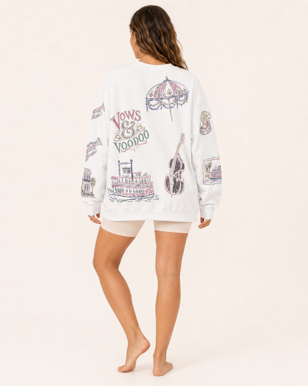 NOLA Bride Doodles Sweatshirt