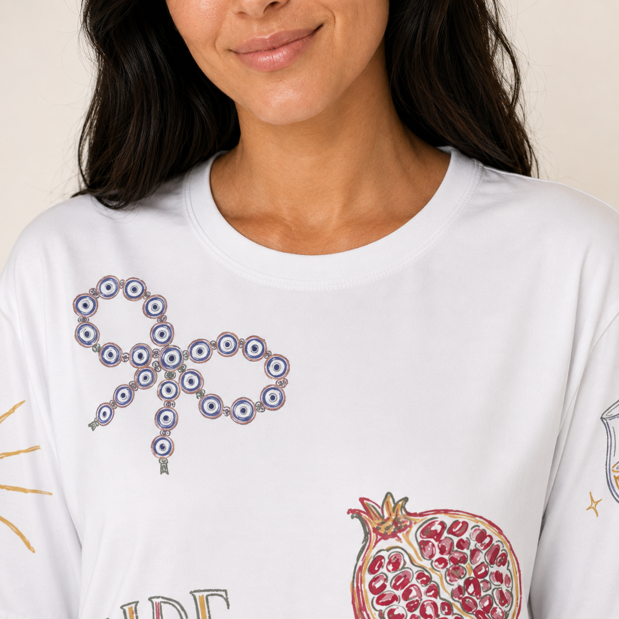 Greece Bride Doodles T-shirt