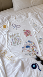 Greece Bride Doodles T-shirt