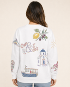 Greece Bride Doodles Sweatshirt