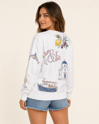 Greece Bride Doodles Sweatshirt