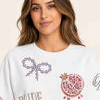Greece Bride Doodles Sweatshirt