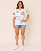 Mexico Bride Doodles T-shirt