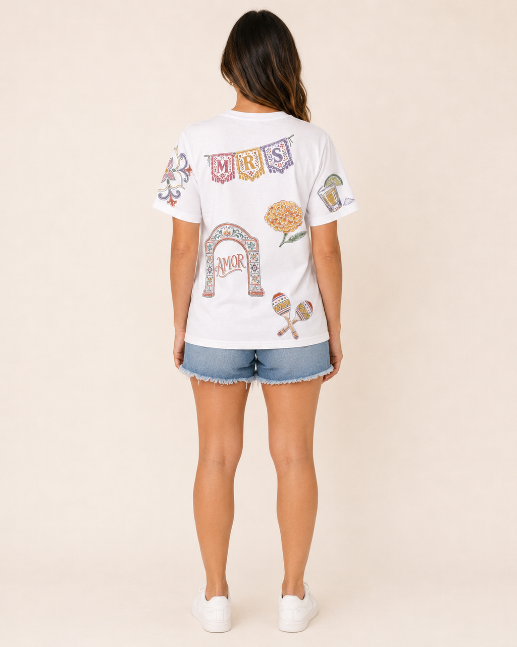 Mexico Bride Doodles T-shirt