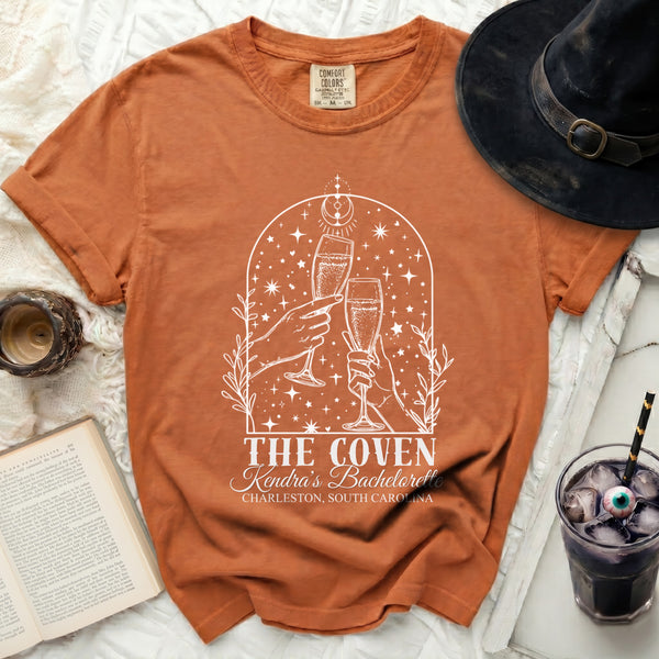 Celestial Bride's Bachelorette T-Shirt in Yam
