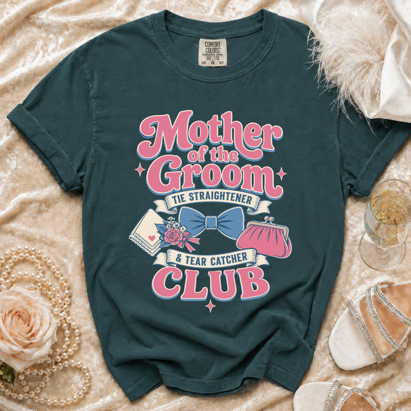 Mother Groom T-Shirt in Blue Spruce