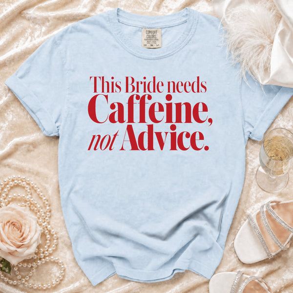 Bride Caffeine T-Shirt in Chambray