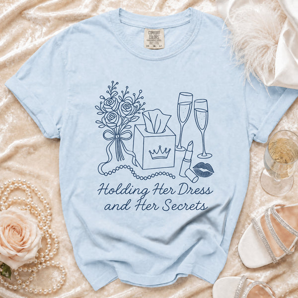Maid of Honor T-Shirt in Chambray