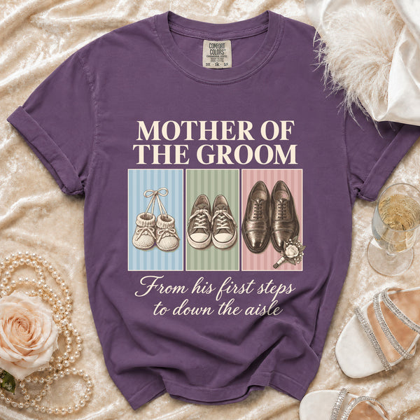 Groom's Mother T-Shirt in Grape