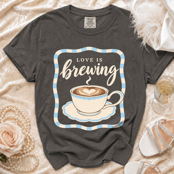Love Brewing T-Shirt in Pepper