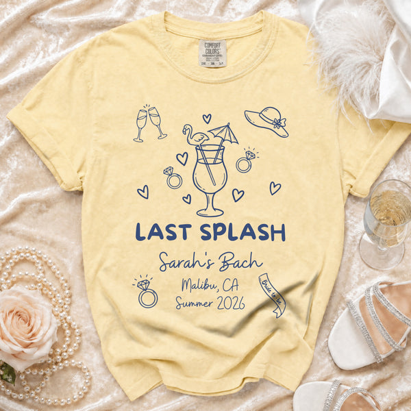 Last Splash Celebration T-Shirt in Butter