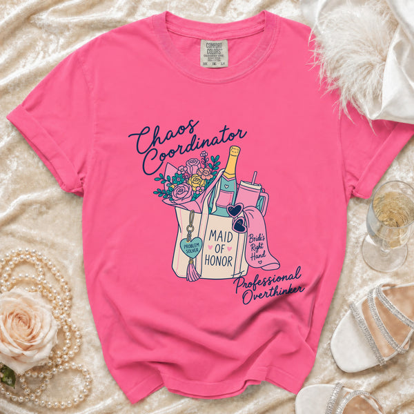 Maid of Honor T-shirt in Crunchberry