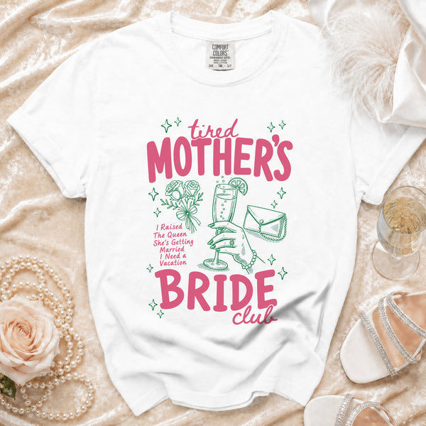 Tired Mother's Club T-Shirt in White