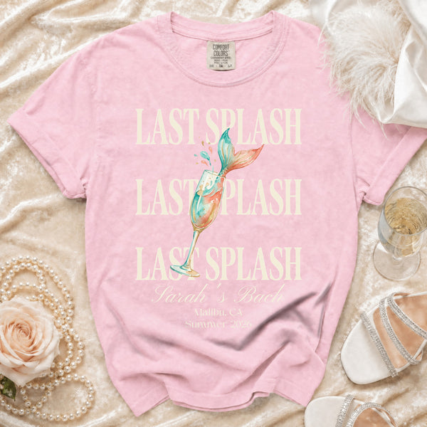 Last Splash Mermaid Bach T-Shirt in Blossom