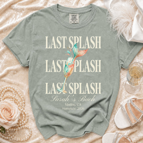 Last Splash Mermaid Bach T-Shirt in Bay