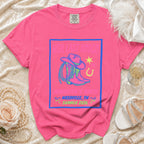 Pink t-shirt with "Her Last Rodeo" and "Jennifer's Bach Nashville, TN Summer 2026" graphics.