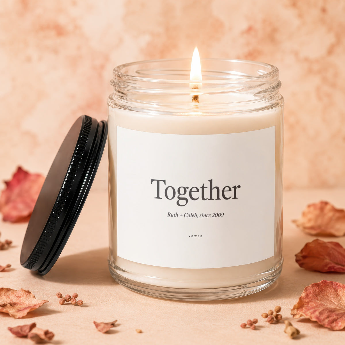 Together Anniversary Candle