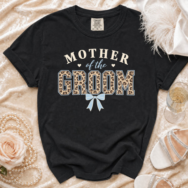 Groom Mother T-Shirt in Black
