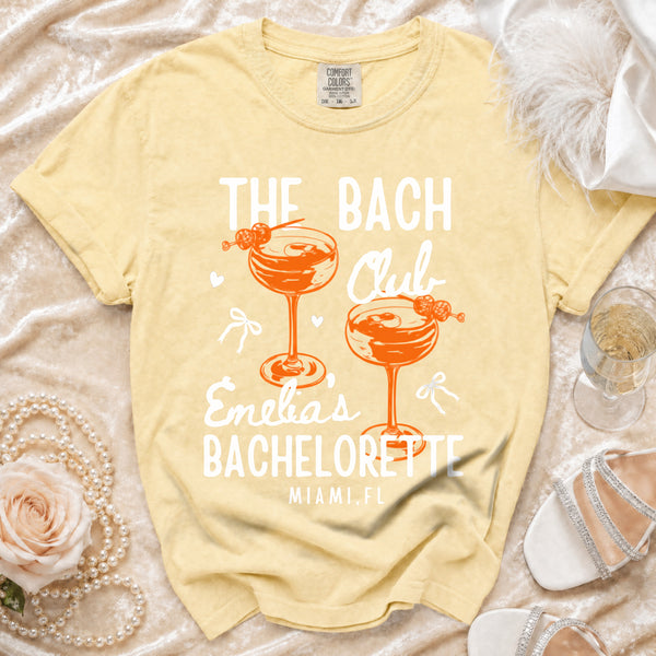 Bach Club Cocktails Celebration T-Shirt in Butter