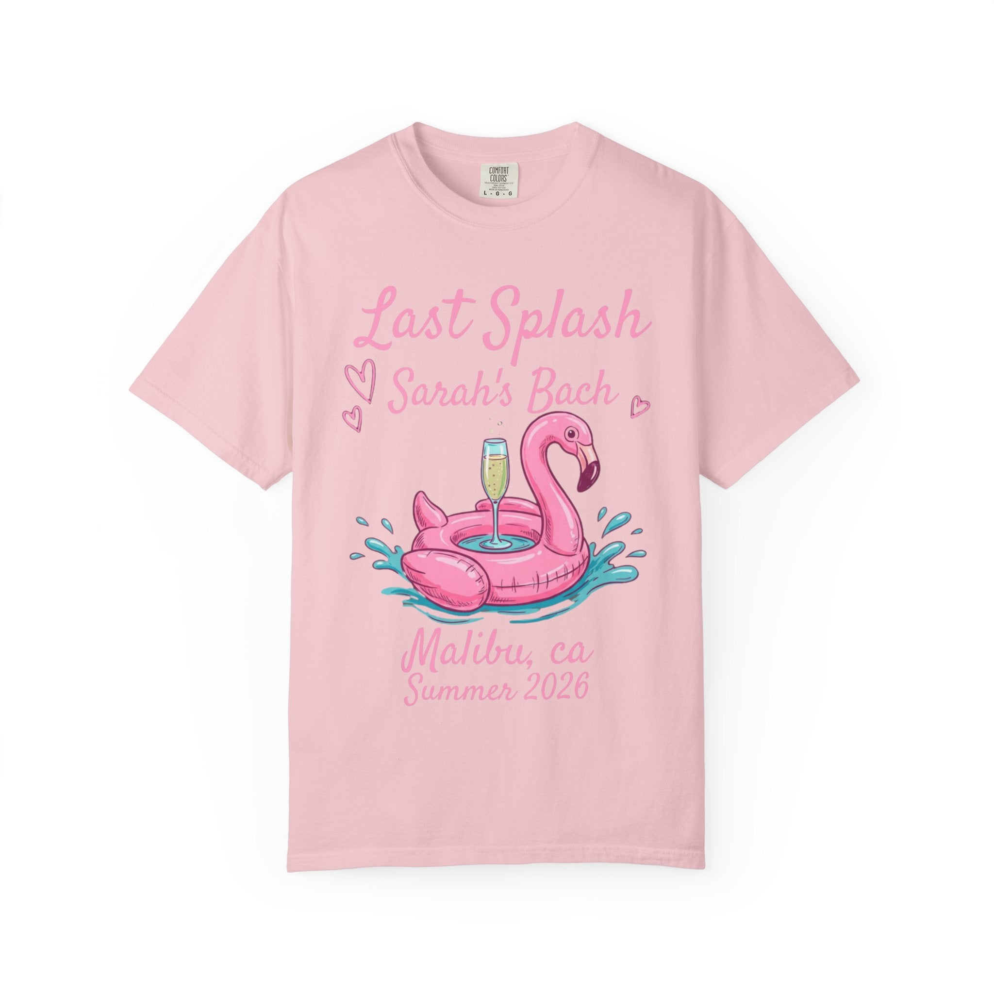 Coastal Last Splash Flamingo T-Shirt