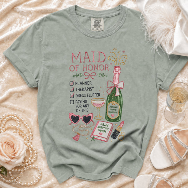 MOH Checklist T-Shirt in Bay