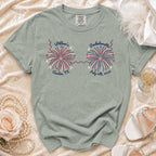 T-shirt with "Willow's Bachelorette Austin TX July 4th, 2026" text.