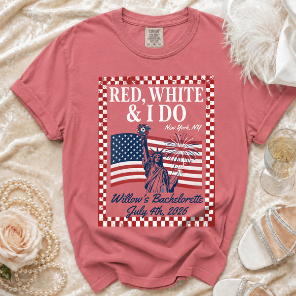 July 4th Bachelorette T-Shirt in Watermelon