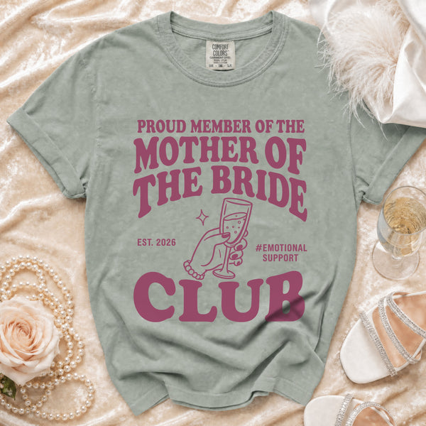 Bride's Mom T-Shirt in Bay