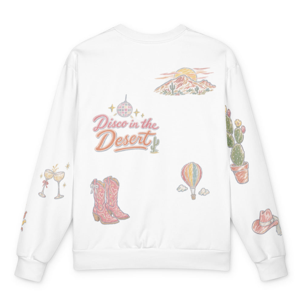 Scottsdale Bride Doodles Sweatshirt, flat back