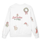 Christmas Bride Doodles Sweatshirt, flat back
