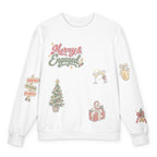 Merry and Engaged Doodles Sweatshirt, flat front