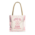 Apres Ski Club striped tote bag, Blossom
